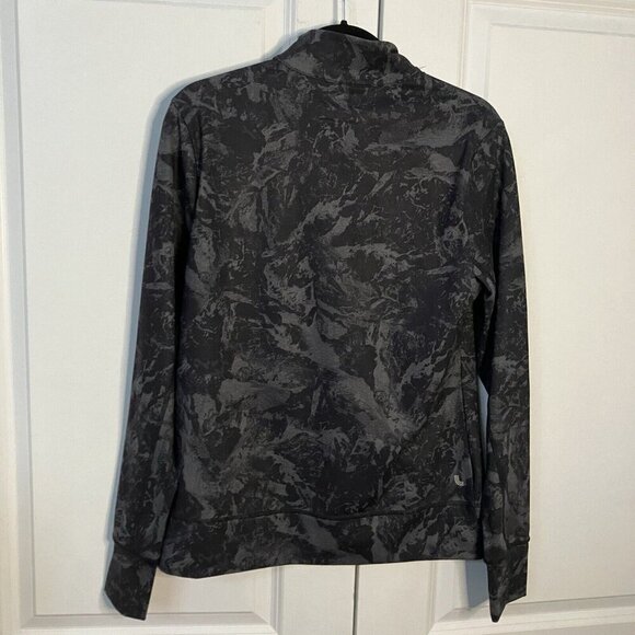 Lole Track Jacket & Leggings Bundle Womens L/XL Zip Black Gray Tie Dye - Picture 3 of 13